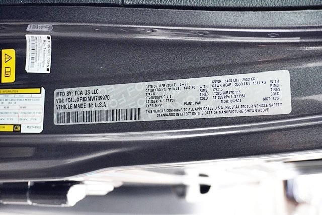 Used 2021 Gray Jeep Unlimited Rubicon 4xe image 34