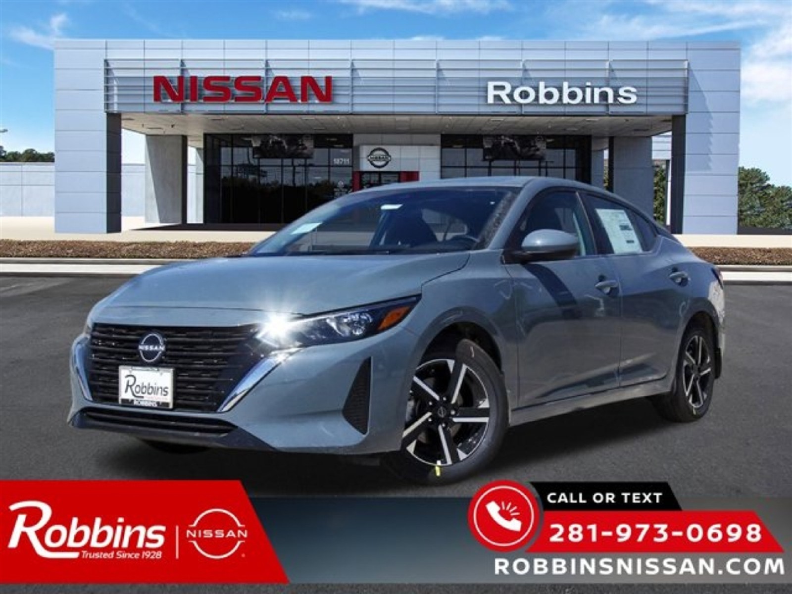 2025 Nissan Sentra SV Gray at Robbins Nissan