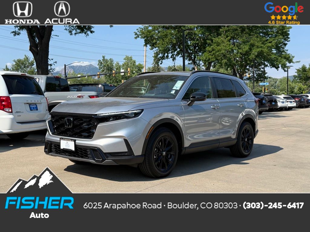 Certified Used 2025 Solar Silver Metallic Honda Sport-L image 1