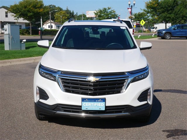 Certified 2022 Chevrolet Equinox LT with VIN 3GNAXUEV8NL293062 for sale in Anoka, Minnesota