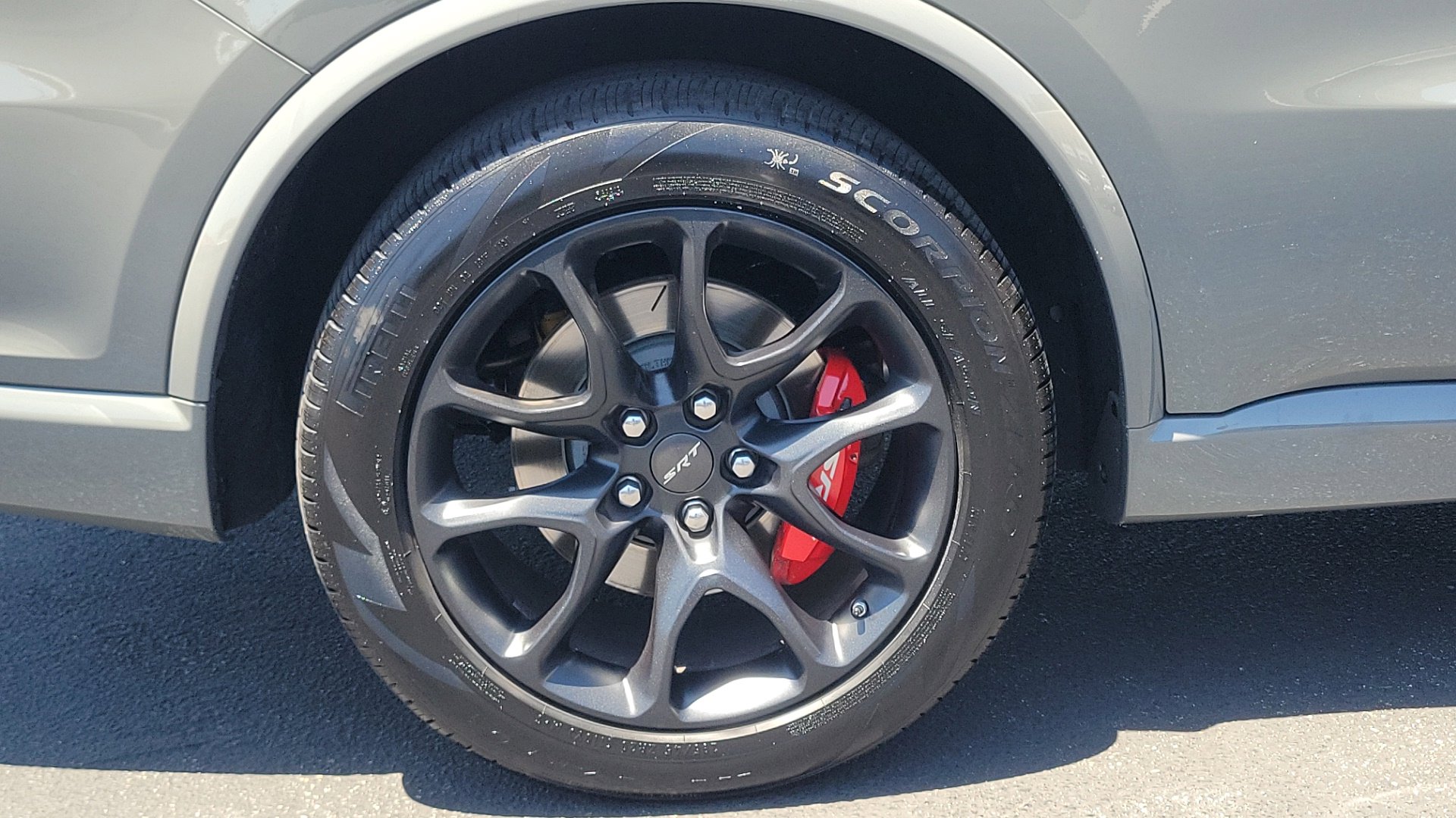 Used 2021 Destroyer Gray Clearcoat Dodge SRT Hellcat image 6