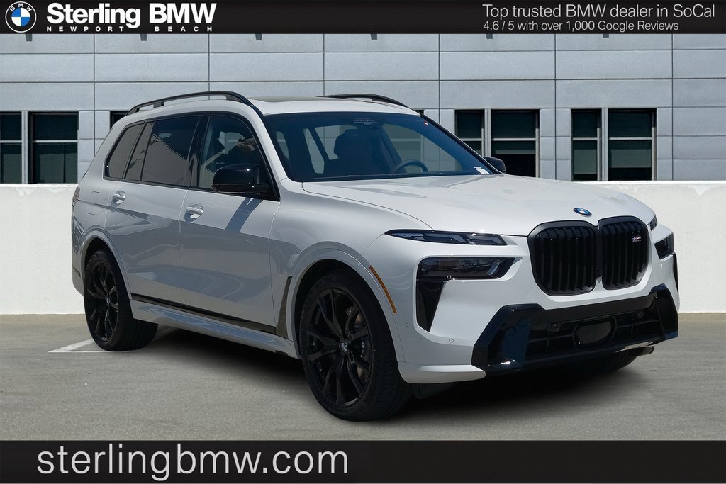 New 2026 Mineral White Metallic BMW M60i image 1