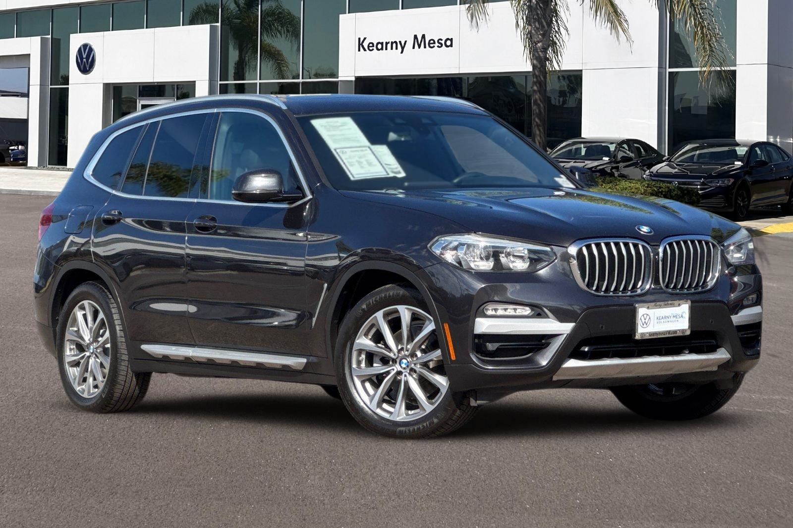 Used 2019 BMW X3 30i with VIN 5UXTR7C59KLR45225 for sale in La Mesa, CA