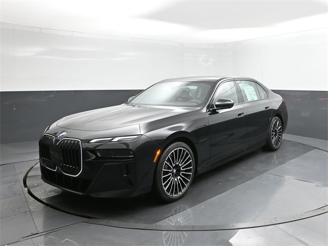 New 2025 Black Sapphire Metallic BMW 750e xDrive image 1