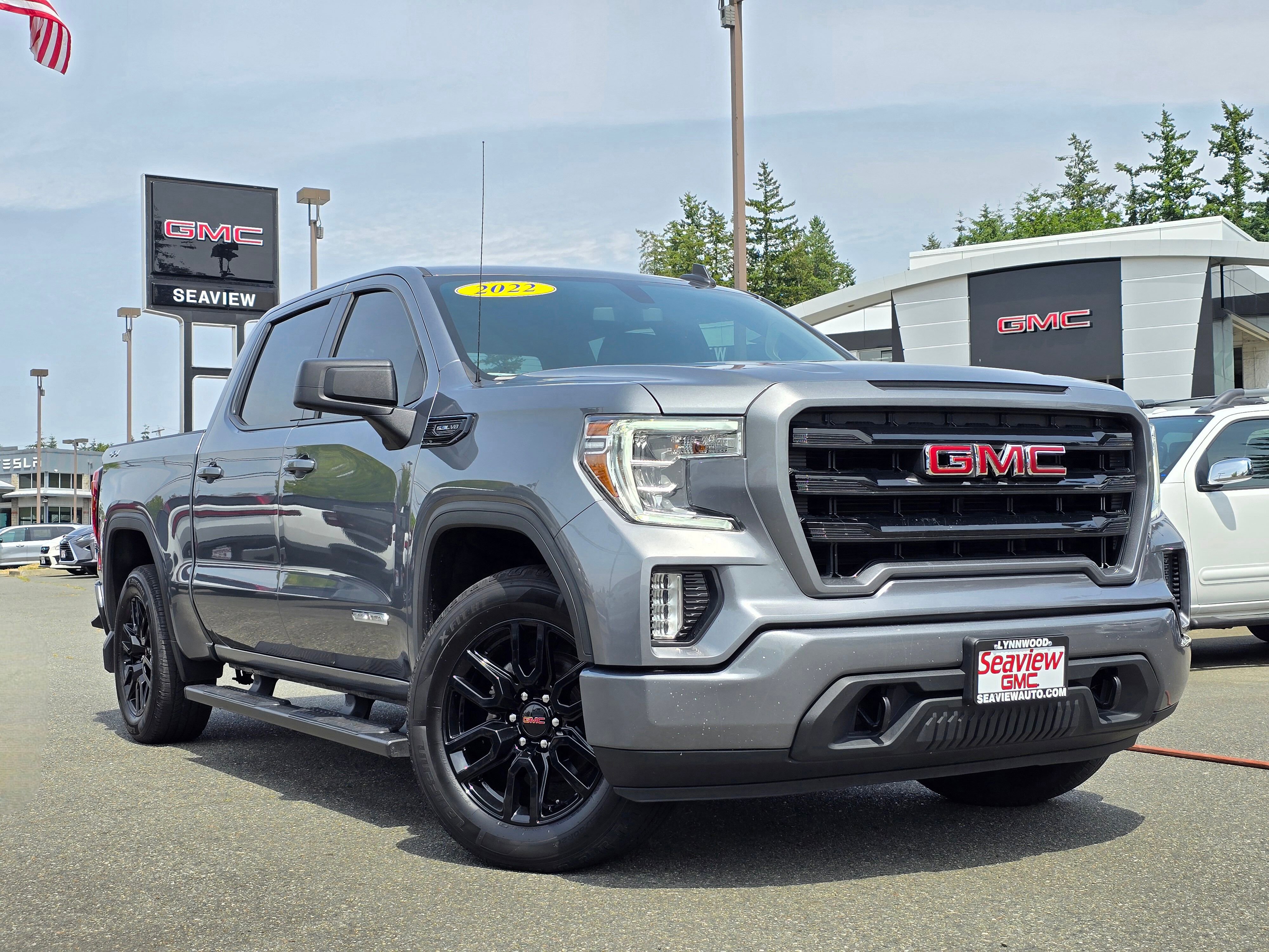 Used 2022 Satin Steel Metallic GMC Elevation image 1