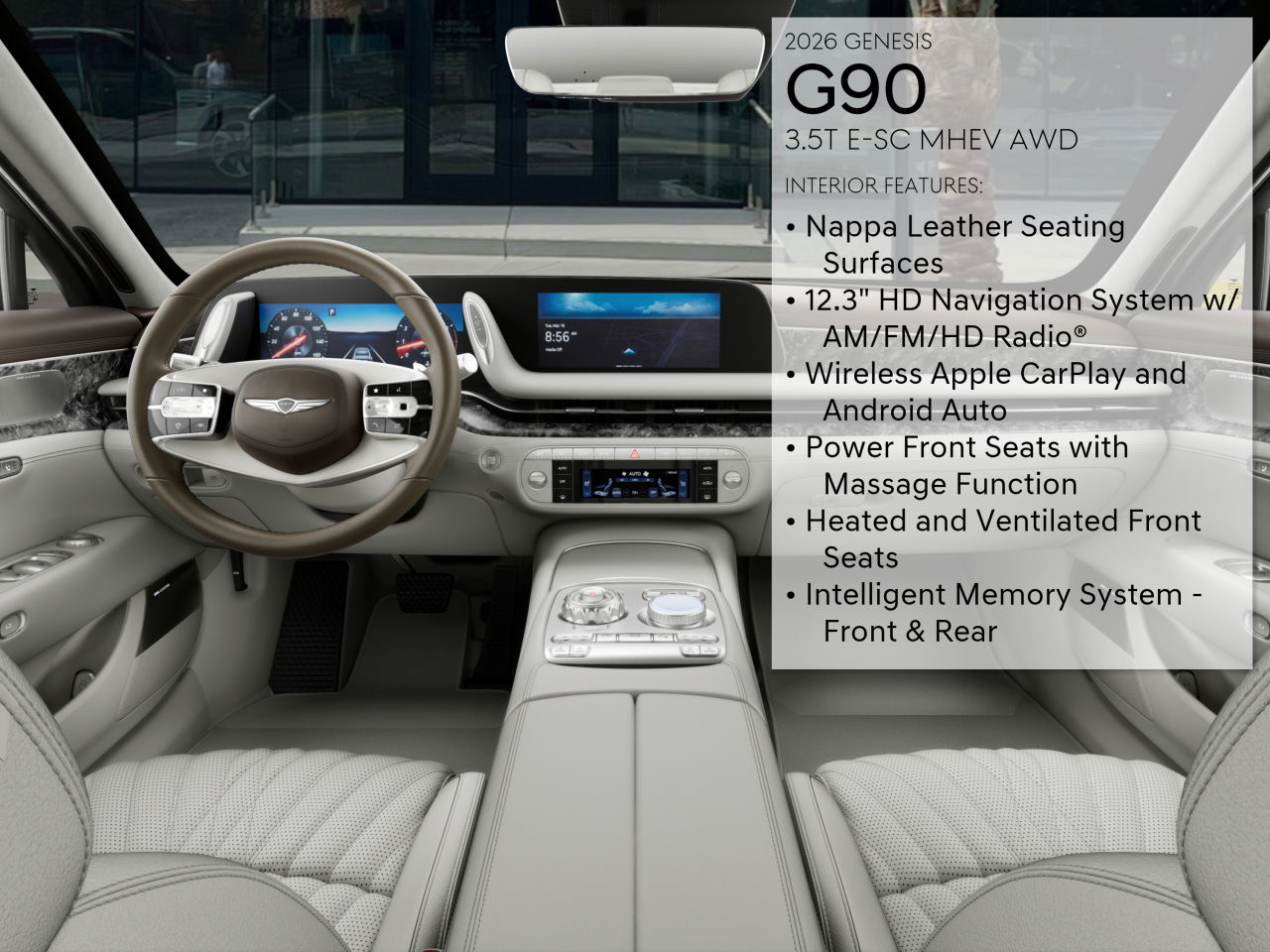 2026 Genesis G90 3.5T E-Supercharger photo 14