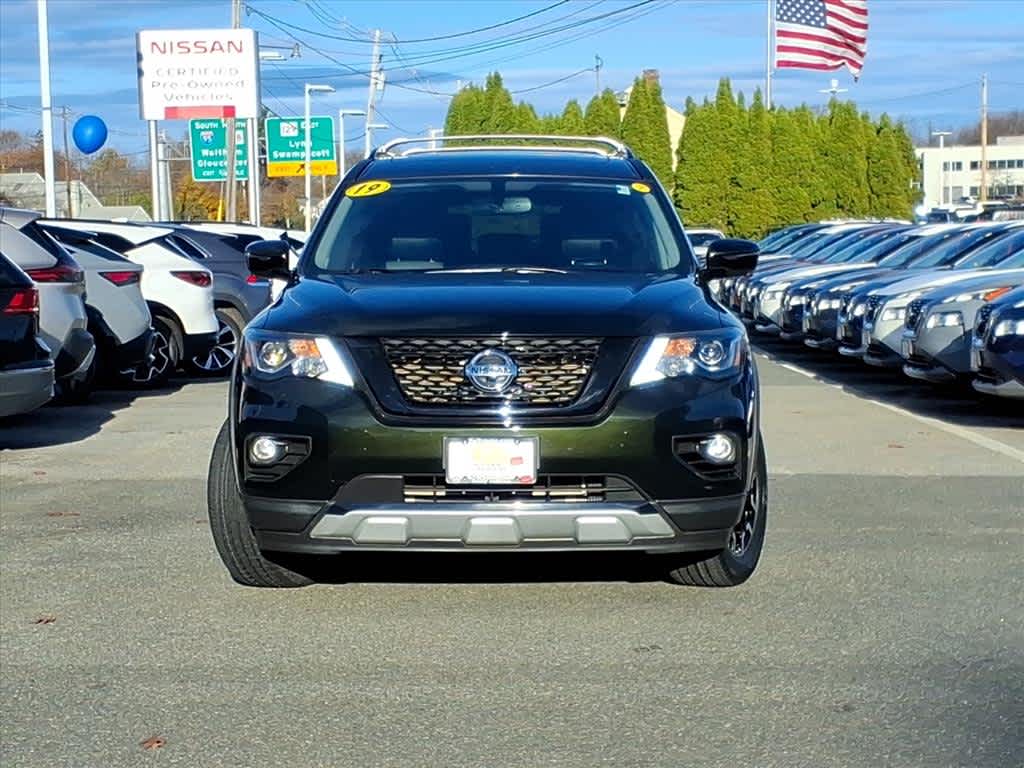 Certified 2019 Nissan Pathfinder SL with VIN 5N1DR2MMXKC632727 for sale in Lynnfield, MA