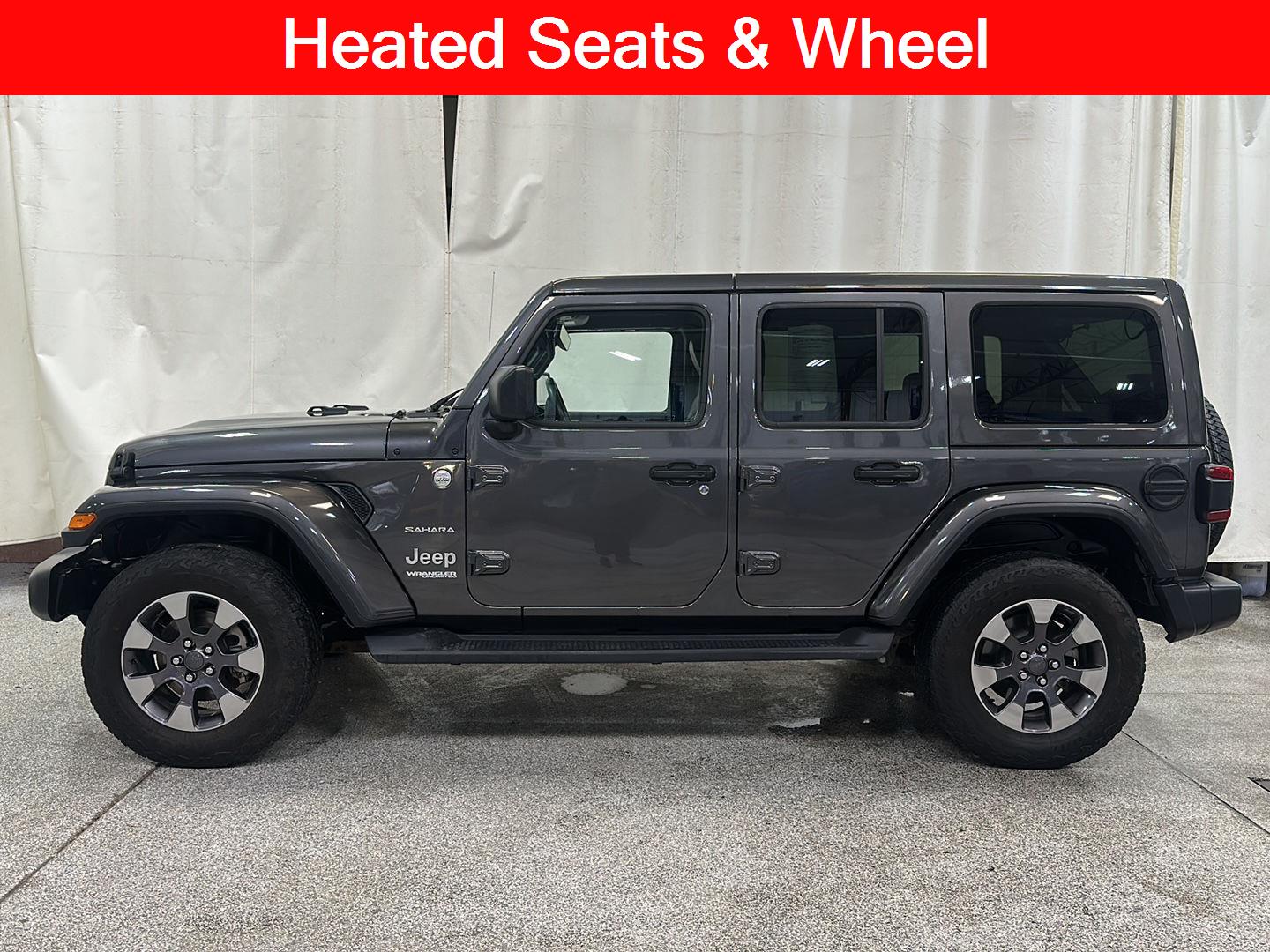 Used 2018 Jeep All-New Wrangler Unlimited Sahara with VIN 1C4HJXEG0JW185017 for sale in Waconia, Minnesota