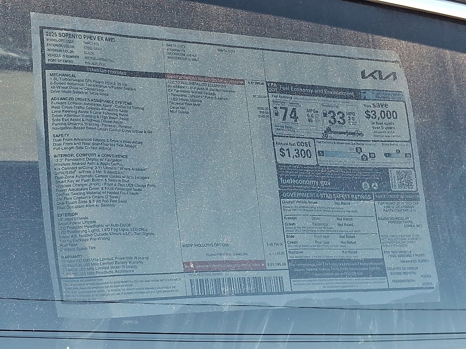 2025 Kia Sorento Plug-In Hybrid EX photo 16