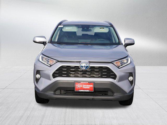 Certified 2021 Toyota RAV4 XLE with VIN 4T3RWRFV3MU040622 for sale in Brooklyn Center, Minnesota