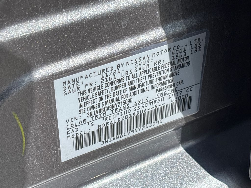 2022 Nissan Sentra SV photo 16