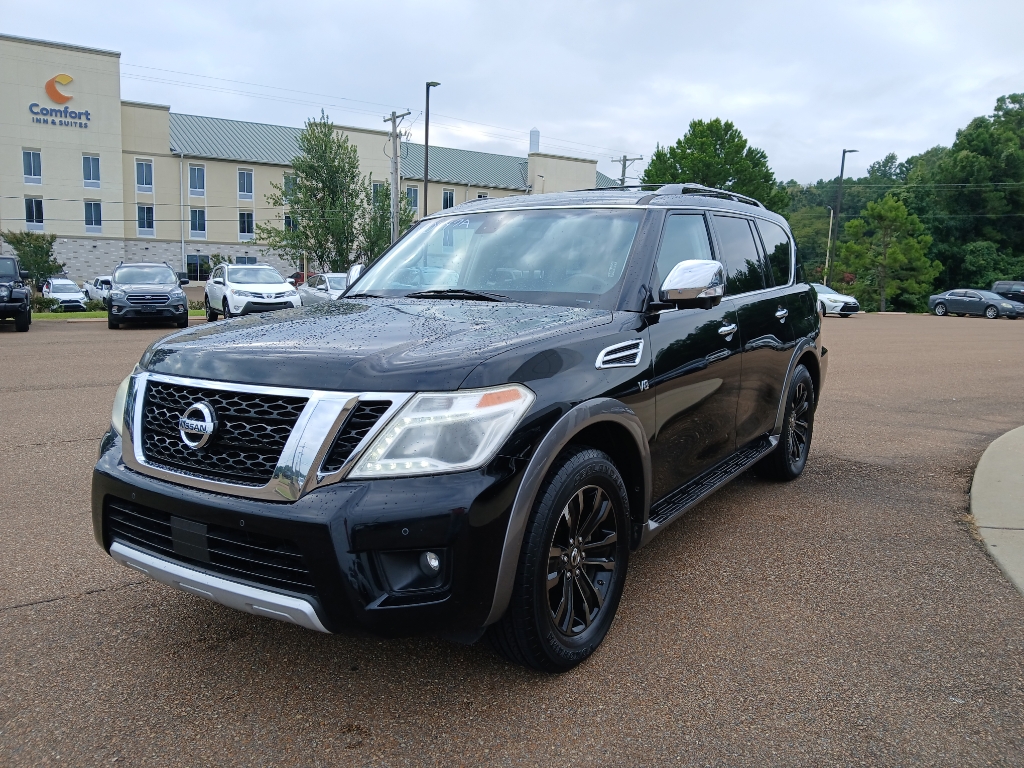 Used 2017 Nissan Armada Platinum with VIN JN8AY2NF8H9303416 for sale in Grenada, MS