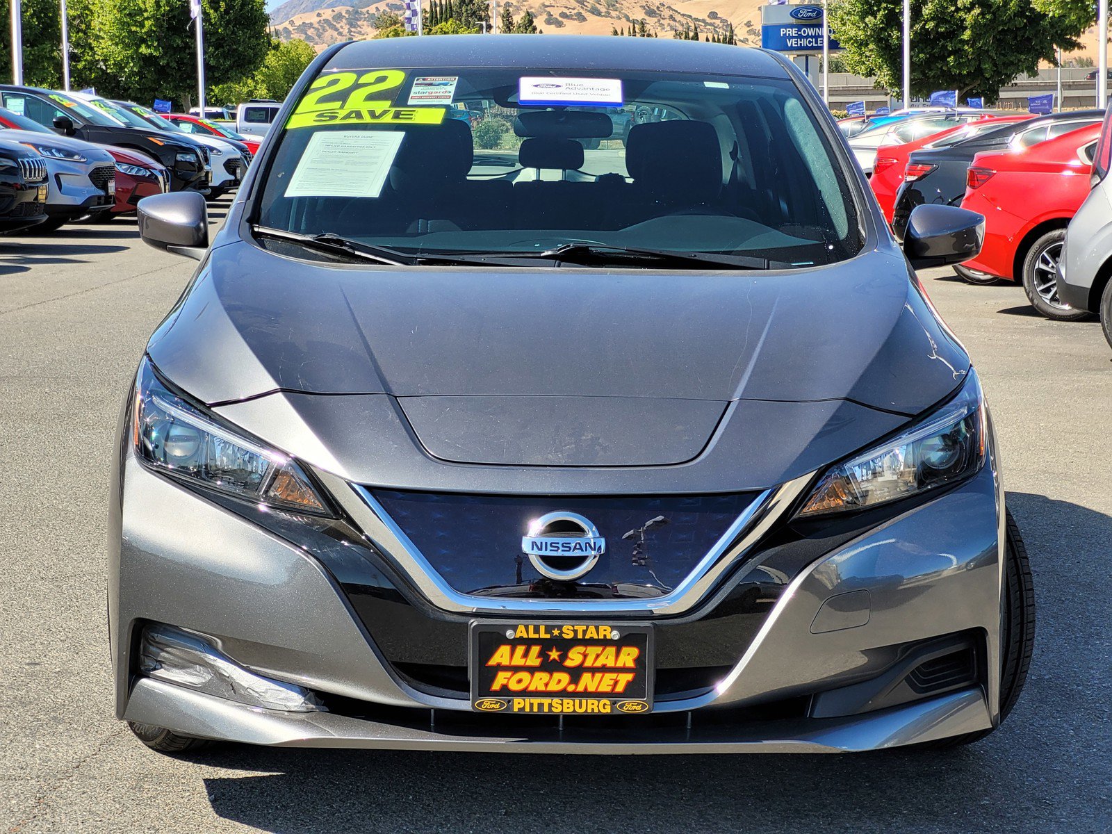 Certified 2022 Nissan LEAF S with VIN 1N4AZ1BV1NC561814 for sale in Pittsburg, CA
