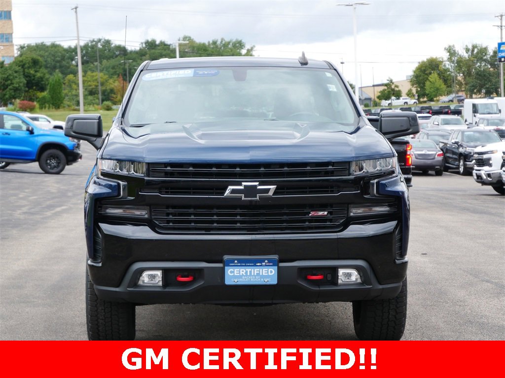 Certified 2020 Chevrolet Silverado 1500 LT Trail Boss with VIN 1GCPYFEDXLZ358602 for sale in Inver Grove Heights, Minnesota