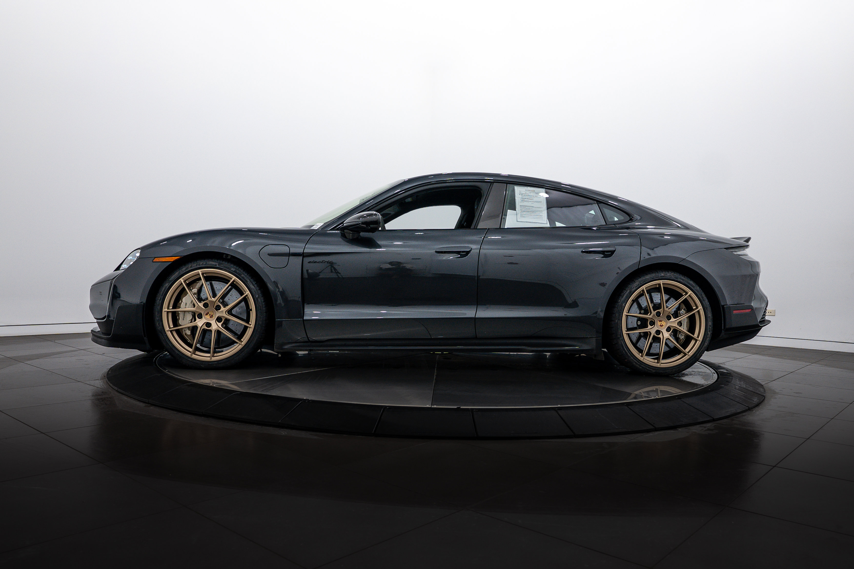 Certified 2025 Porsche Taycan Turbo GT with VIN WP0AE2Y11SSA58112 for sale in Highland Park, IL