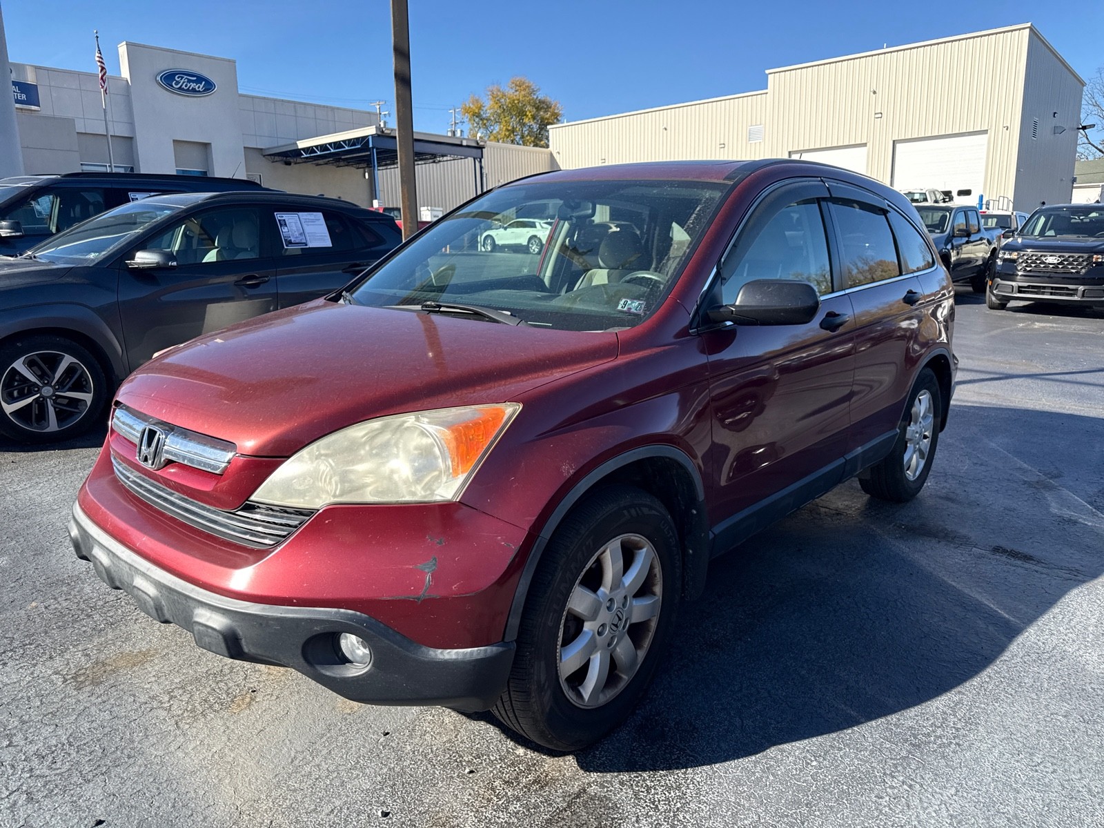 Used 2007 Honda CR-V EX with VIN JHLRE48587C110970 for sale in Waynesburg, PA