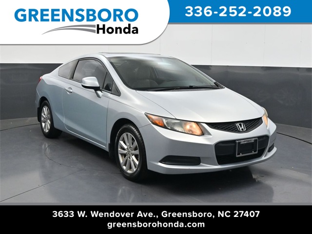 Used 2012 Honda Civic EX with VIN 2HGFG3B87CH542773 for sale in Greensboro, NC