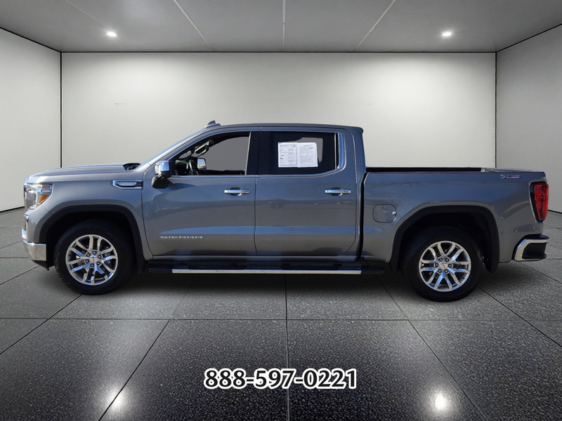 Used 2021 GMC Sierra 1500 SLT with VIN 3GTU9DED7MG266756 for sale in Little Rock