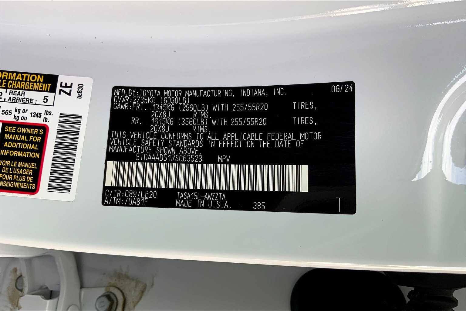 2024 Toyota Grand Highlander Platinum photo 30