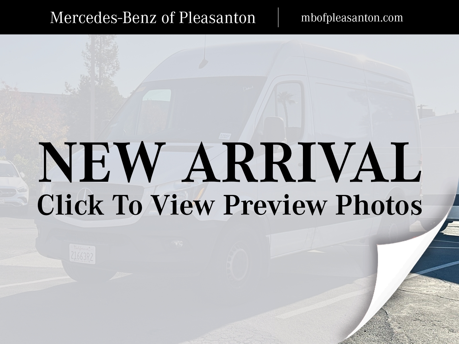 2018 Mercedes-Benz Sprinter Cargo Van