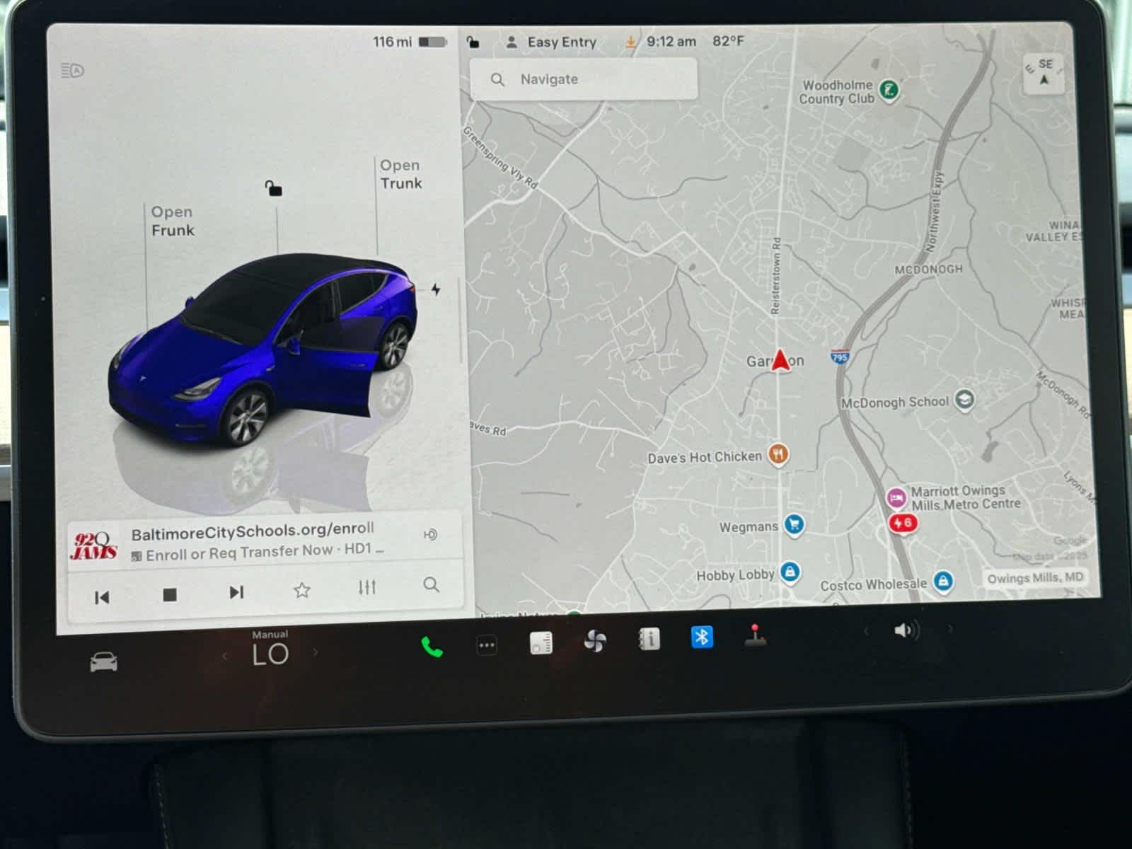 Used 2023 Tesla Model Y Long Range with VIN 7SAYGDEE9PF874274 for sale in Owings Mills, MD