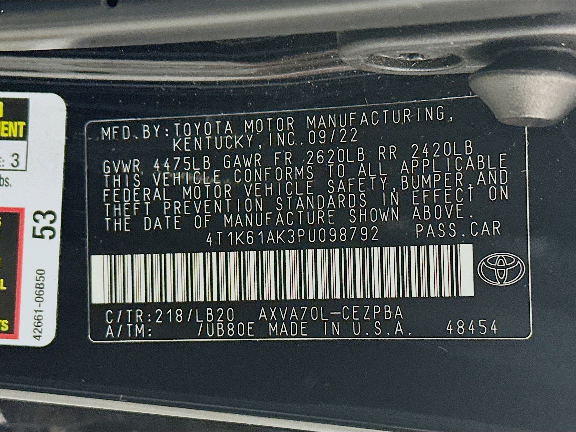 2023 Toyota Camry XSE photo 31