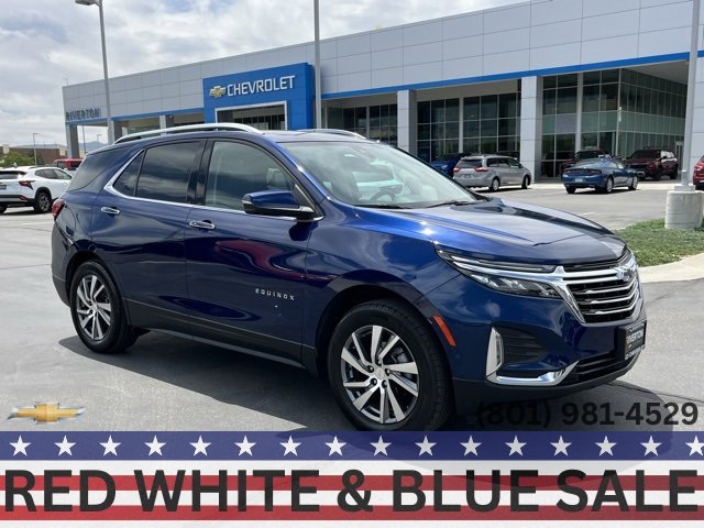 Certified Used 2022 Blue Glow Metallic Chevrolet Premier image 1