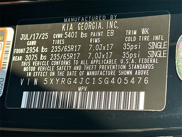 2025 Kia Sorento LX photo 27