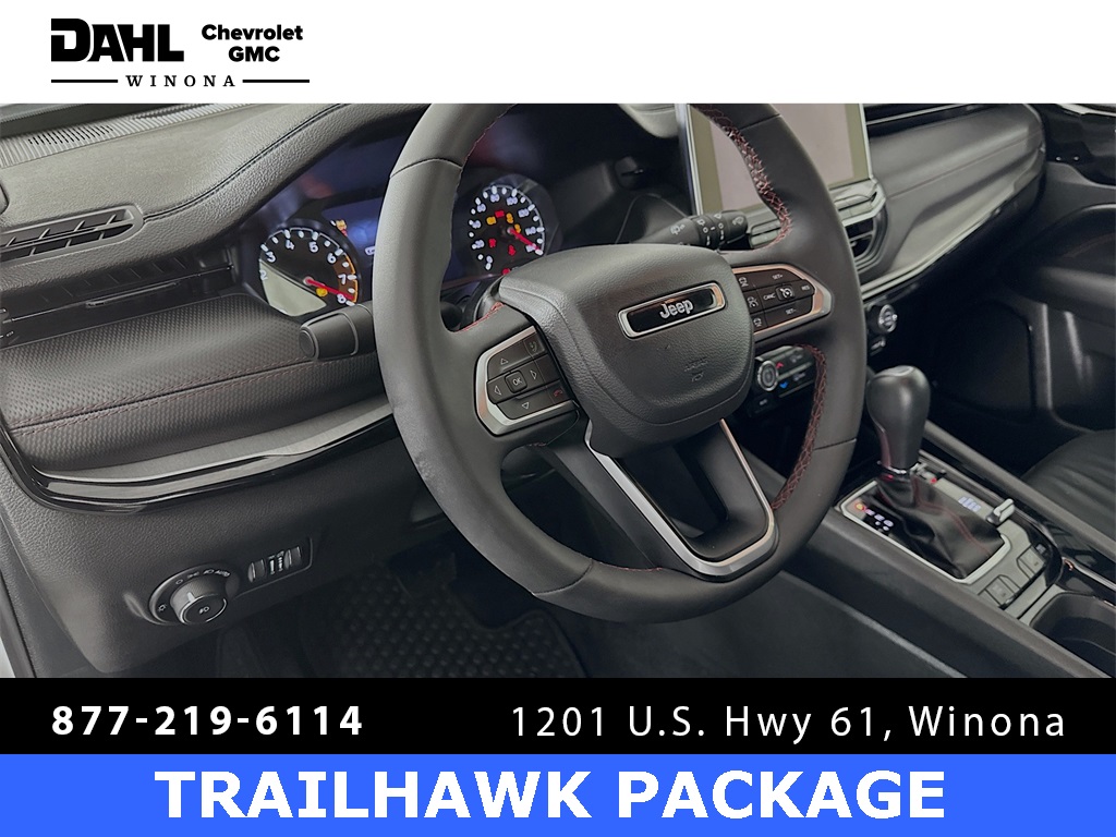 Used 2025 Jeep Compass Trailhawk with VIN 3C4NJDDN4ST558682 for sale in Winona, Minnesota