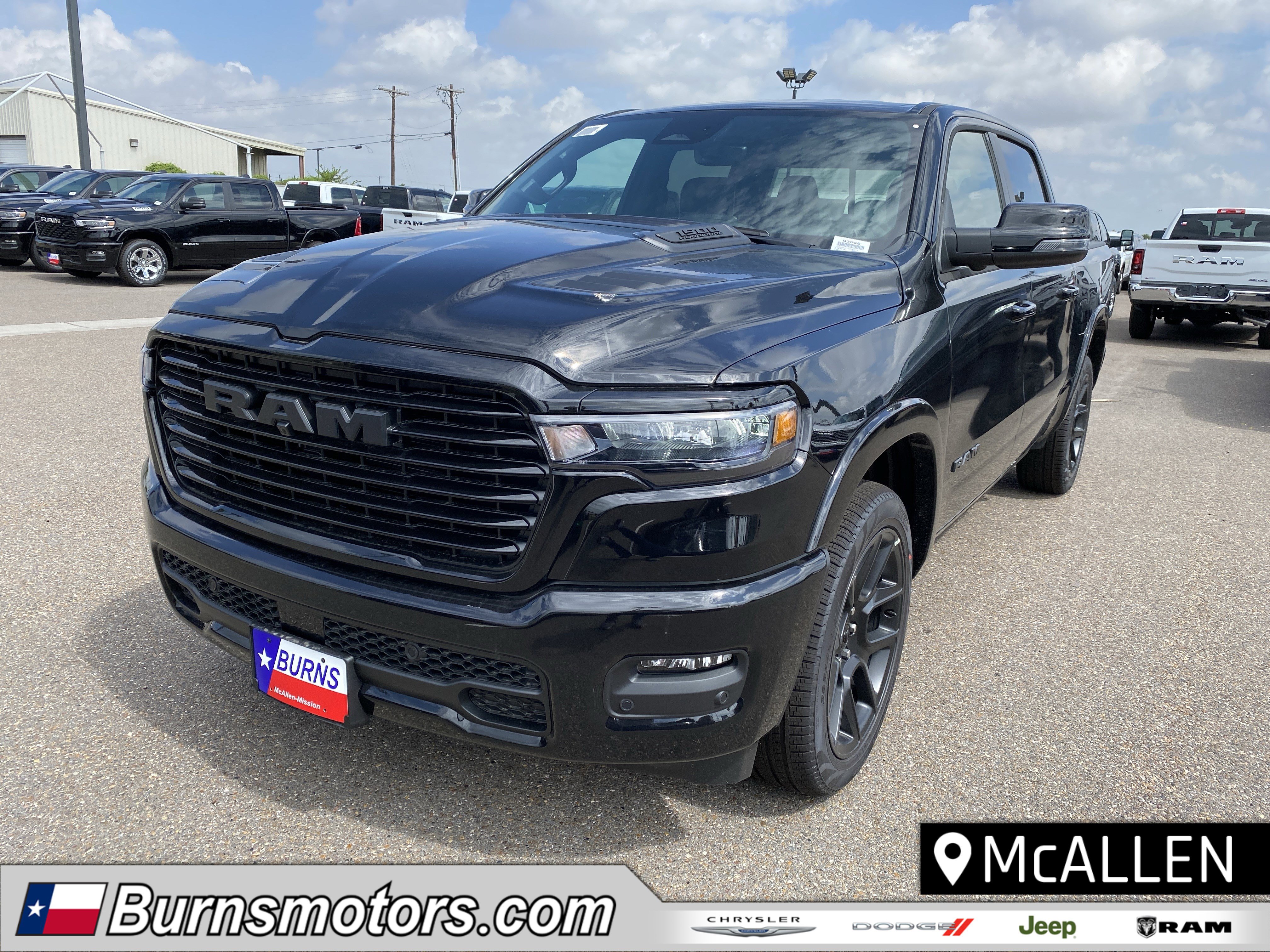 New 2026 RAM 1500 Laramie Night Edition Crew Cab in Mission #M2605
