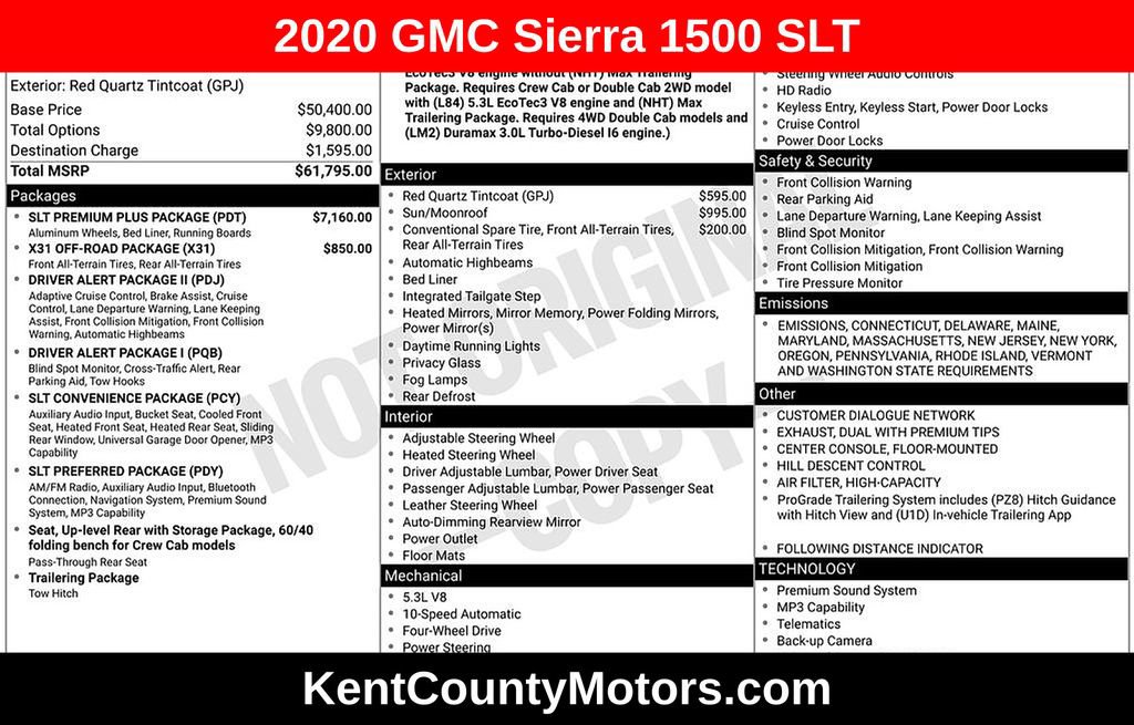 2020 GMC Sierra 1500 SLT's photo