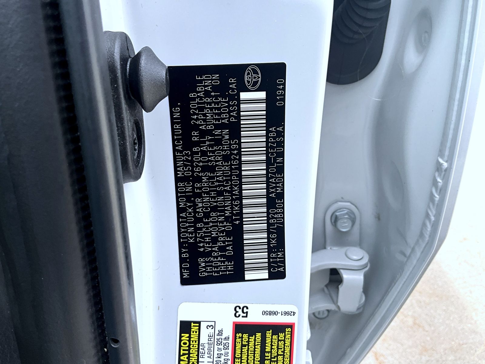 2023 Toyota Camry XSE photo 24