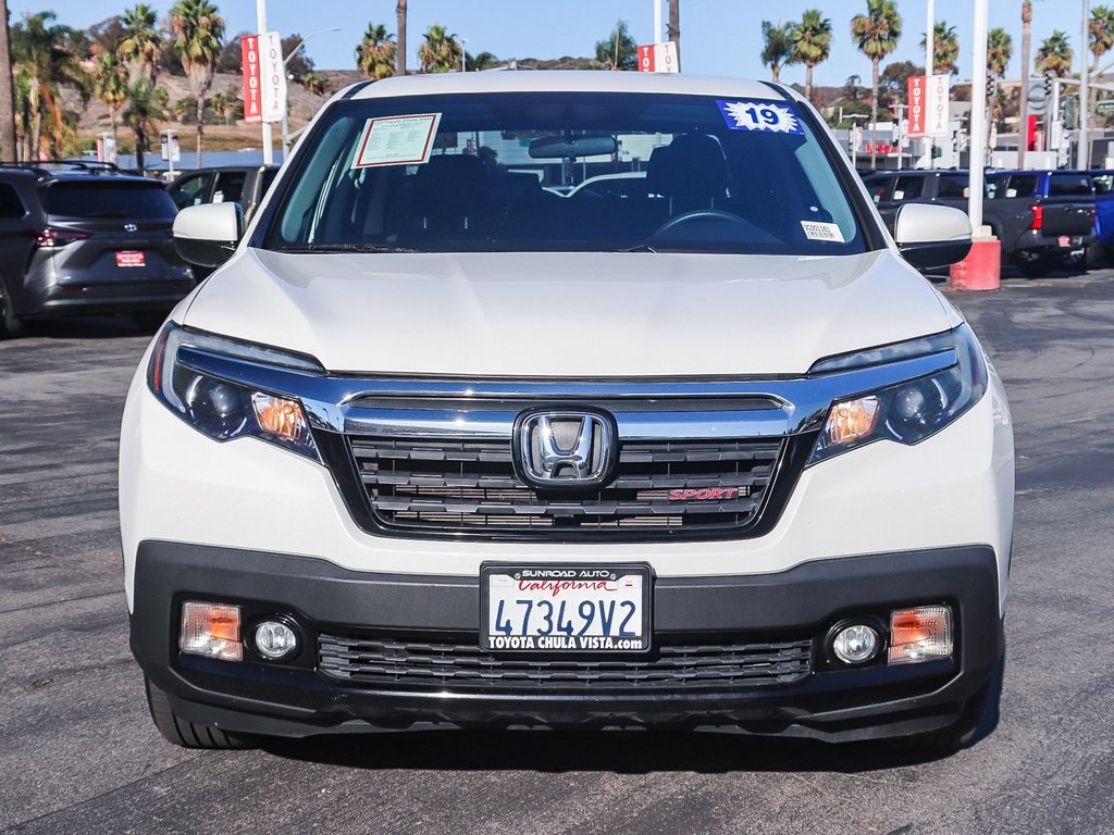 Used 2019 Honda Ridgeline Sport with VIN 5FPYK3F13KB045119 for sale in Chula Vista, CA