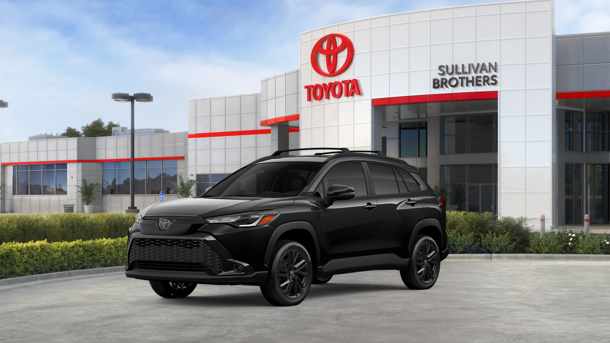 New 2025 Jet Black Toyota Hybrid Nightshade image 1