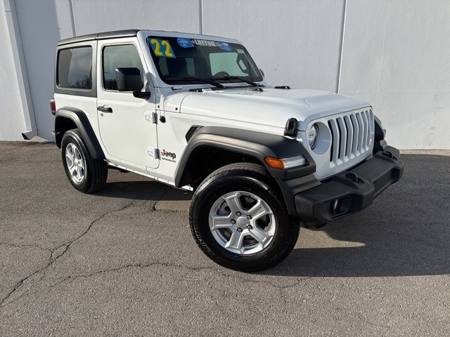 Used 2022 Jeep Wrangler Sport S with VIN 1C4GJXAN1NW107691 for sale in Kansas City