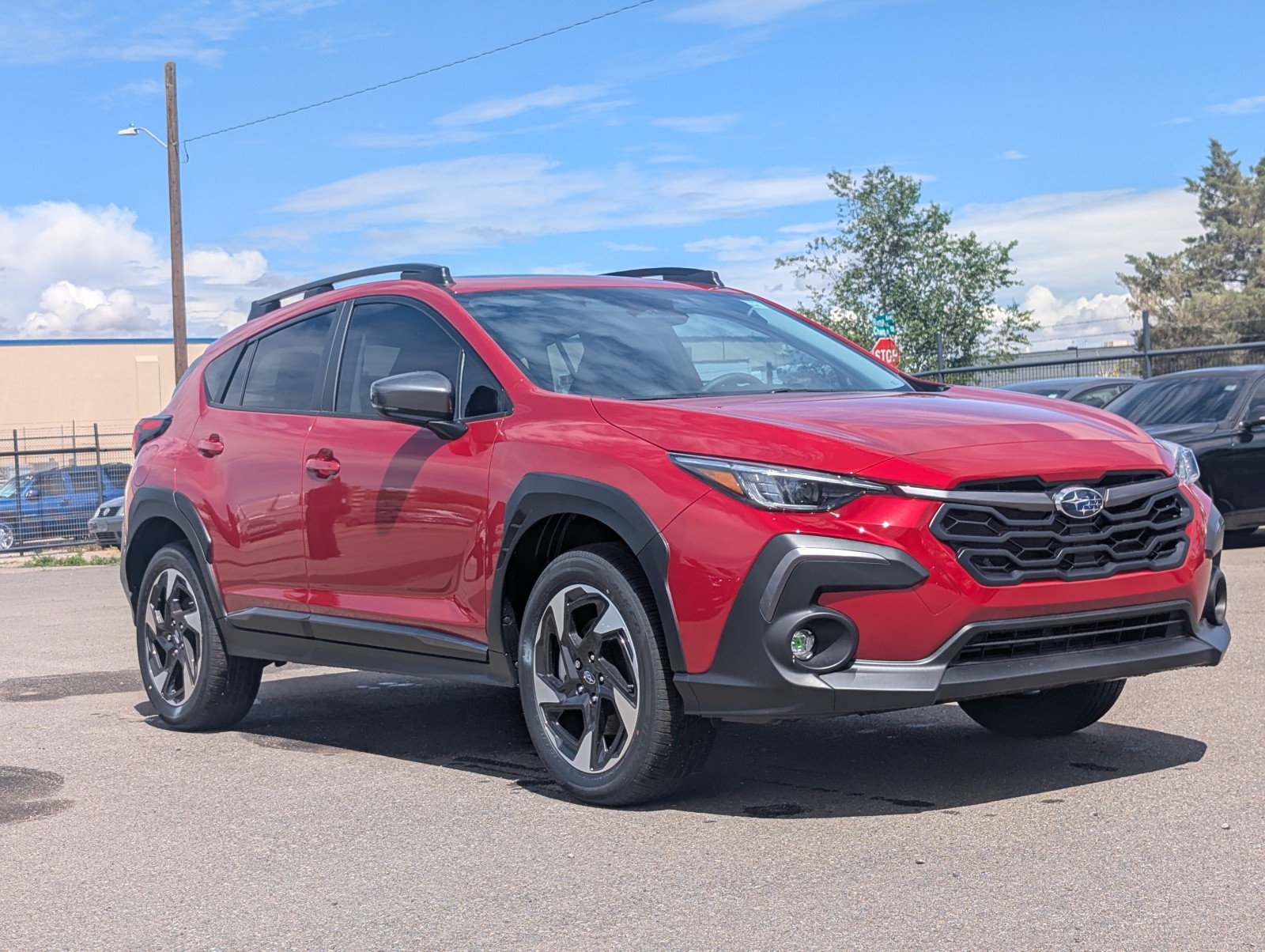 New 2025 Lithium Red Pearl Subaru Limited image 1