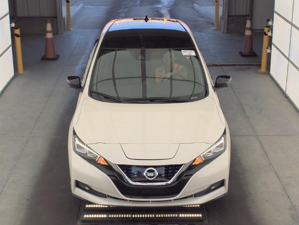 Used 2022 Nissan LEAF SL Plus with VIN 1N4BZ1DV0NC550045 for sale in Parma, OH