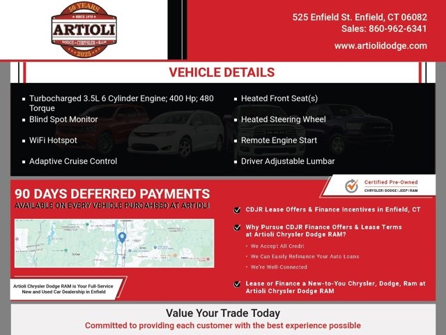 Certified 2023 Ford Expedition Limited with VIN 1FMJU2A86PEA40360 for sale in Enfield, CT