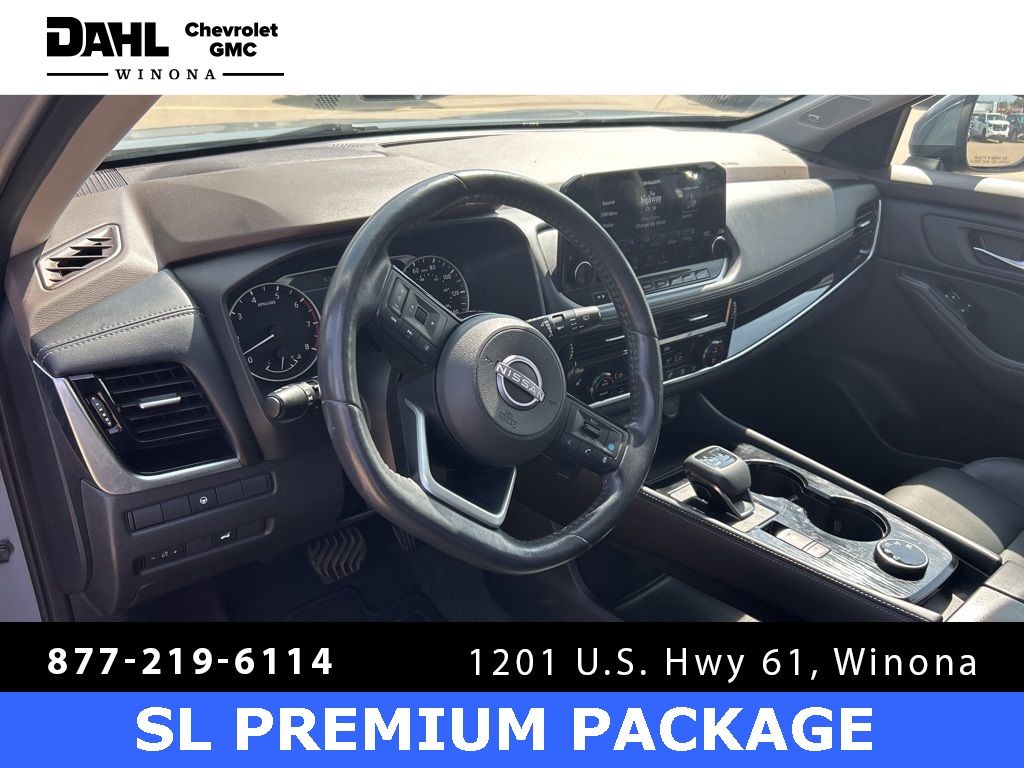 Used 2022 Nissan Rogue SL with VIN 5N1BT3CB2NC693055 for sale in Winona, Minnesota