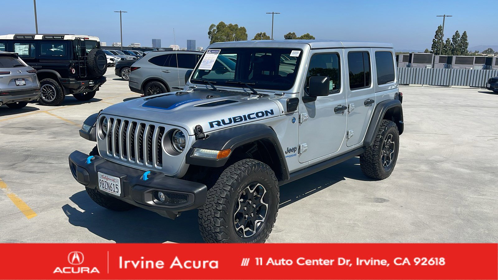 Used 2022 Silver Zynith Clearcoat Jeep Unlimited Rubicon image 1