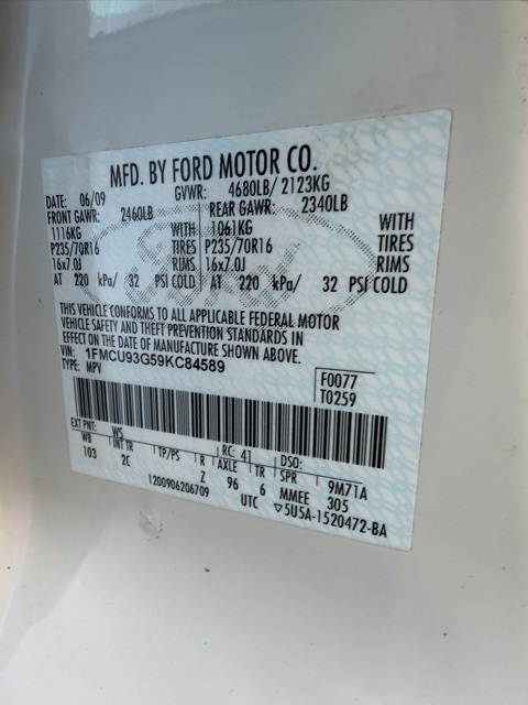 2009 Ford Escape XLT photo 3