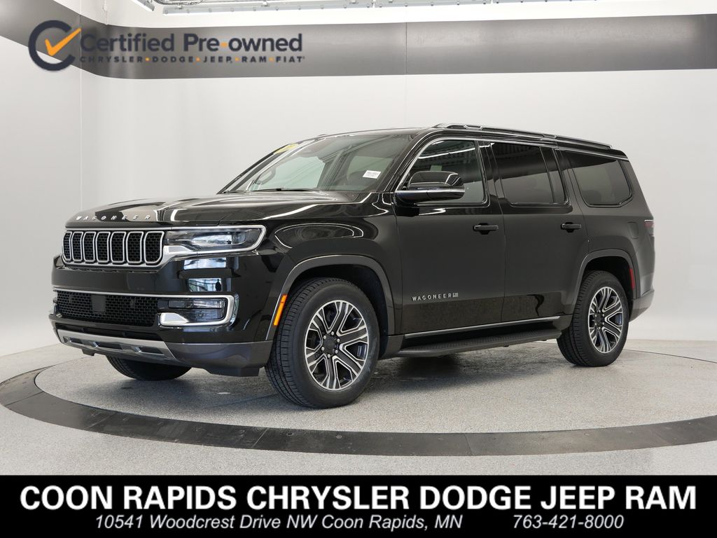 Certified 2022 Jeep Wagoneer Series III with VIN 1C4SJVDT4NS124503 for sale in Coon Rapids, Minnesota