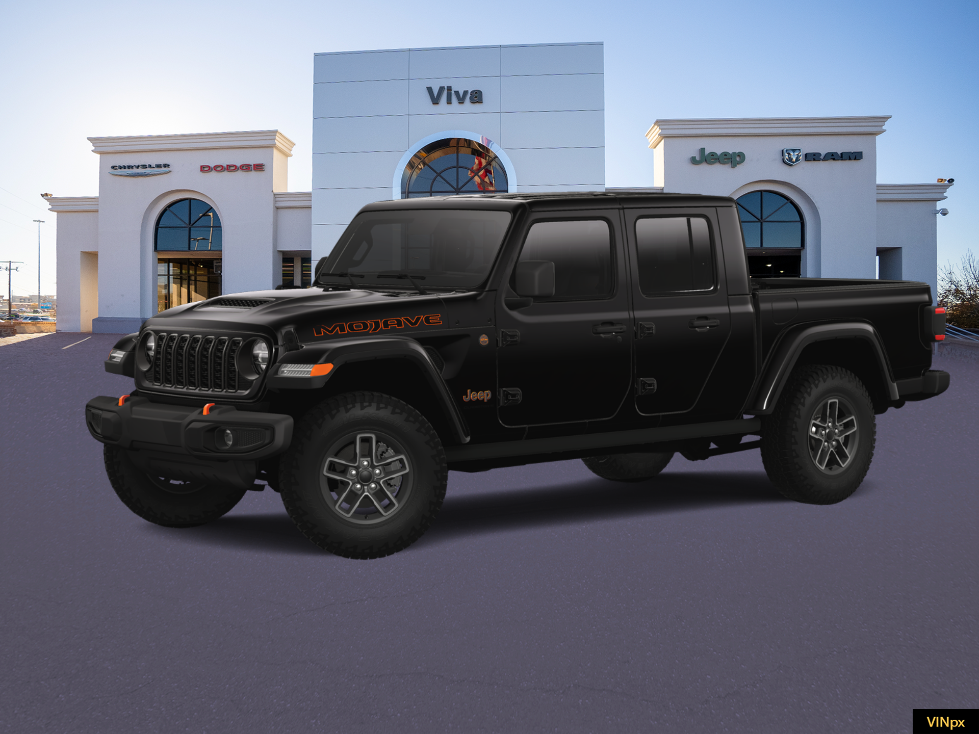 New 2025 Black Clear-Coat Exterior Paint Jeep Mojave image 1