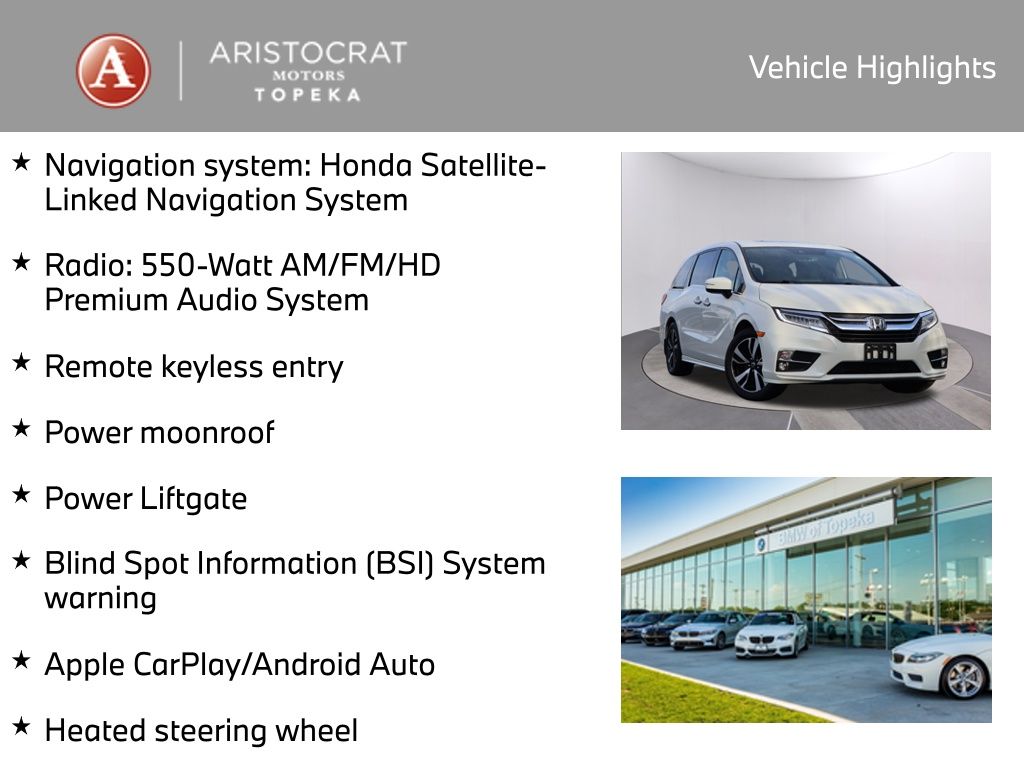 Used 2018 Honda Odyssey Elite with VIN 5FNRL6H92JB091893 for sale in Kansas City