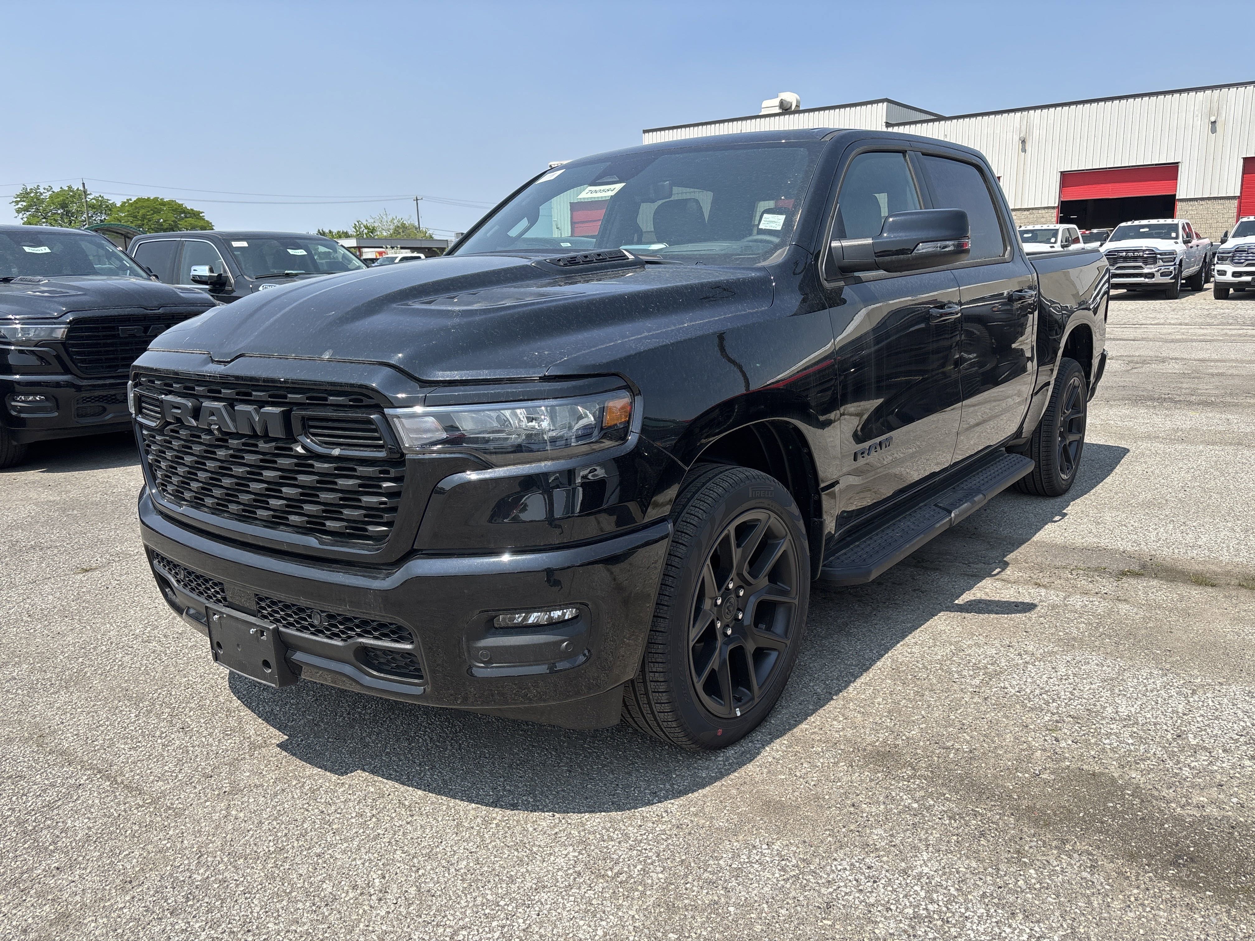 New 2025 Diamond Black Crystal Pearlcoat Ram Sport image 1