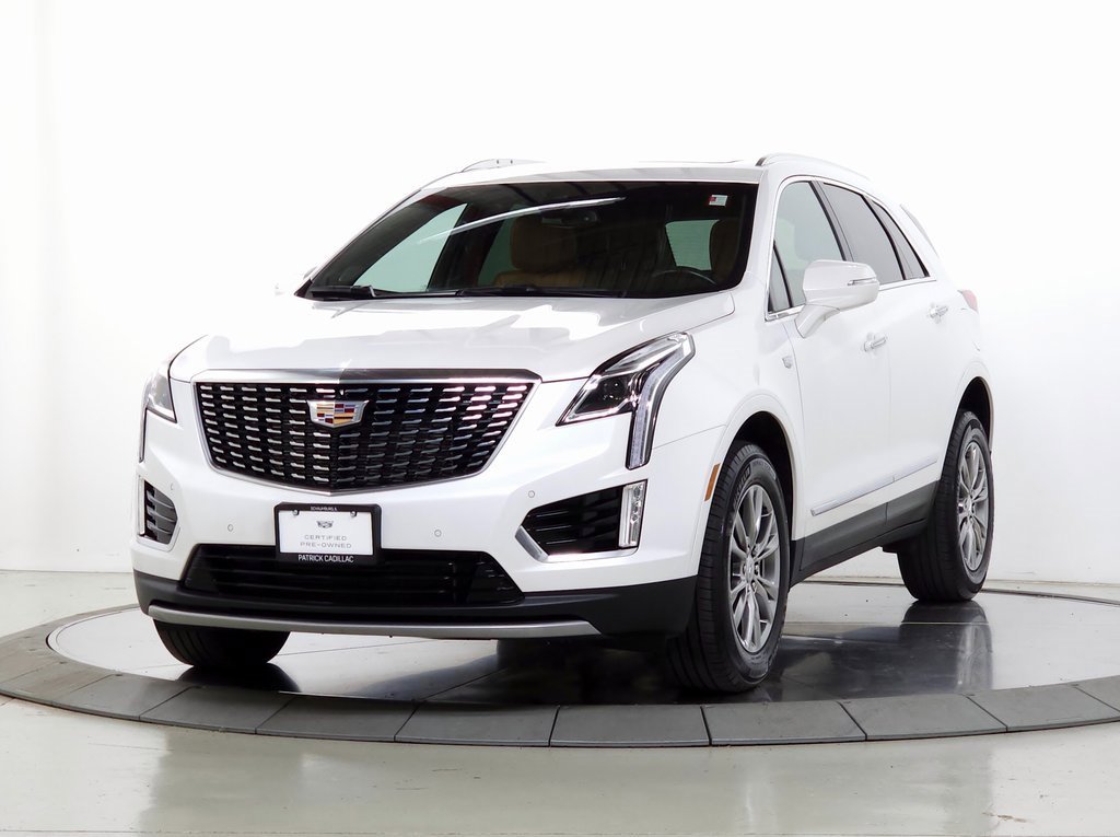 Certified Used 2021 Crystal White Tricoat Cadillac Premium Luxury image 1