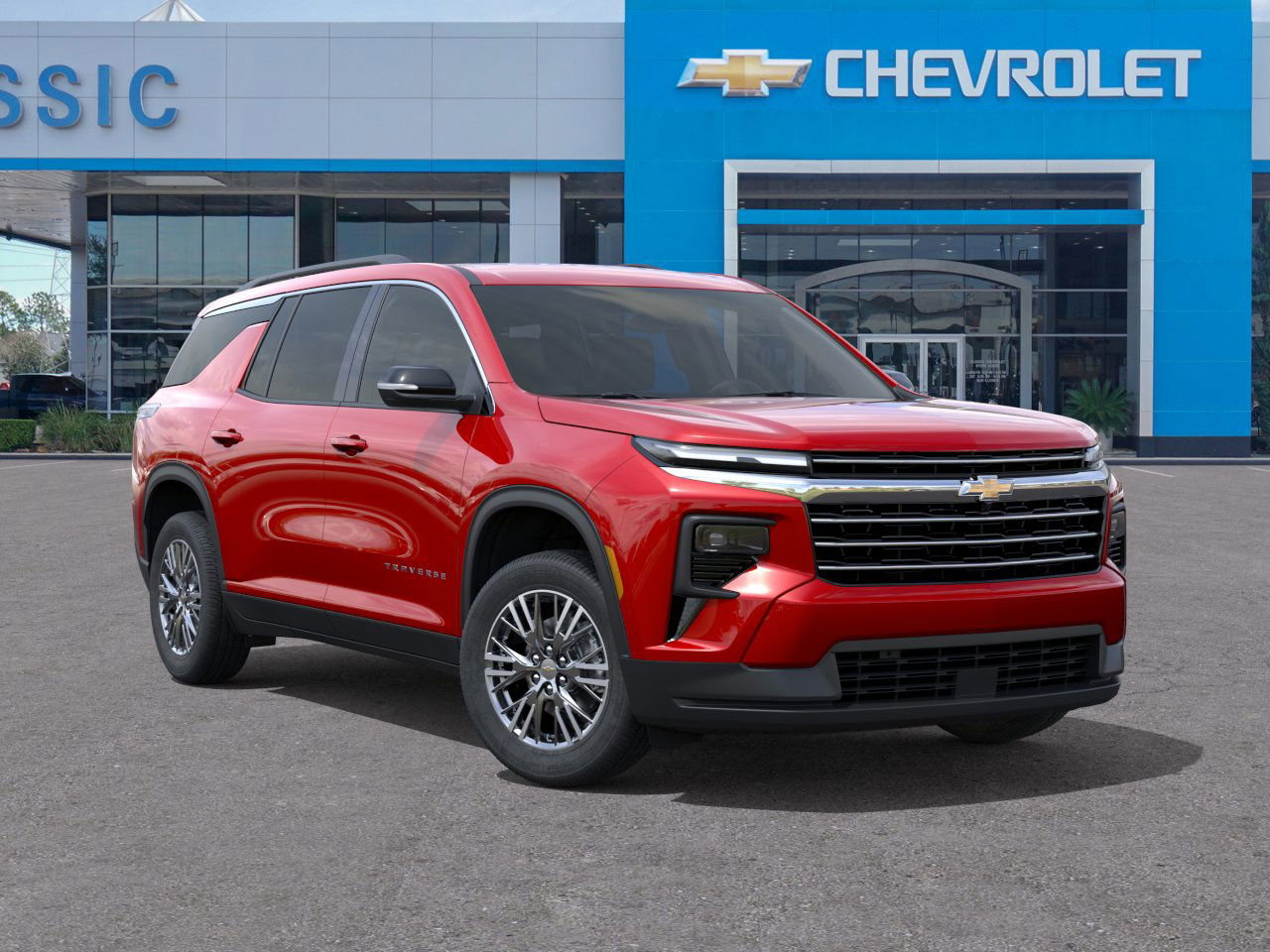 2026 Chevrolet Traverse LT Red at Classic Elite Chevrolet Hwy 6