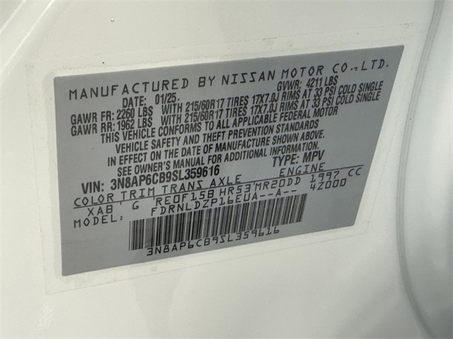 2025 Nissan Kicks SV photo 20