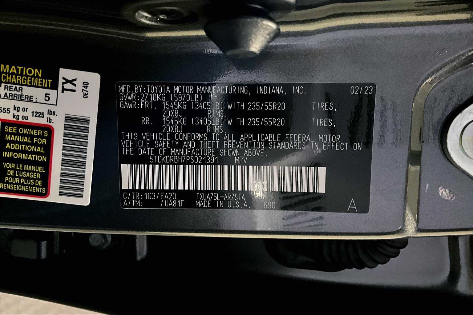 2023 Toyota Highlander XSE photo 32