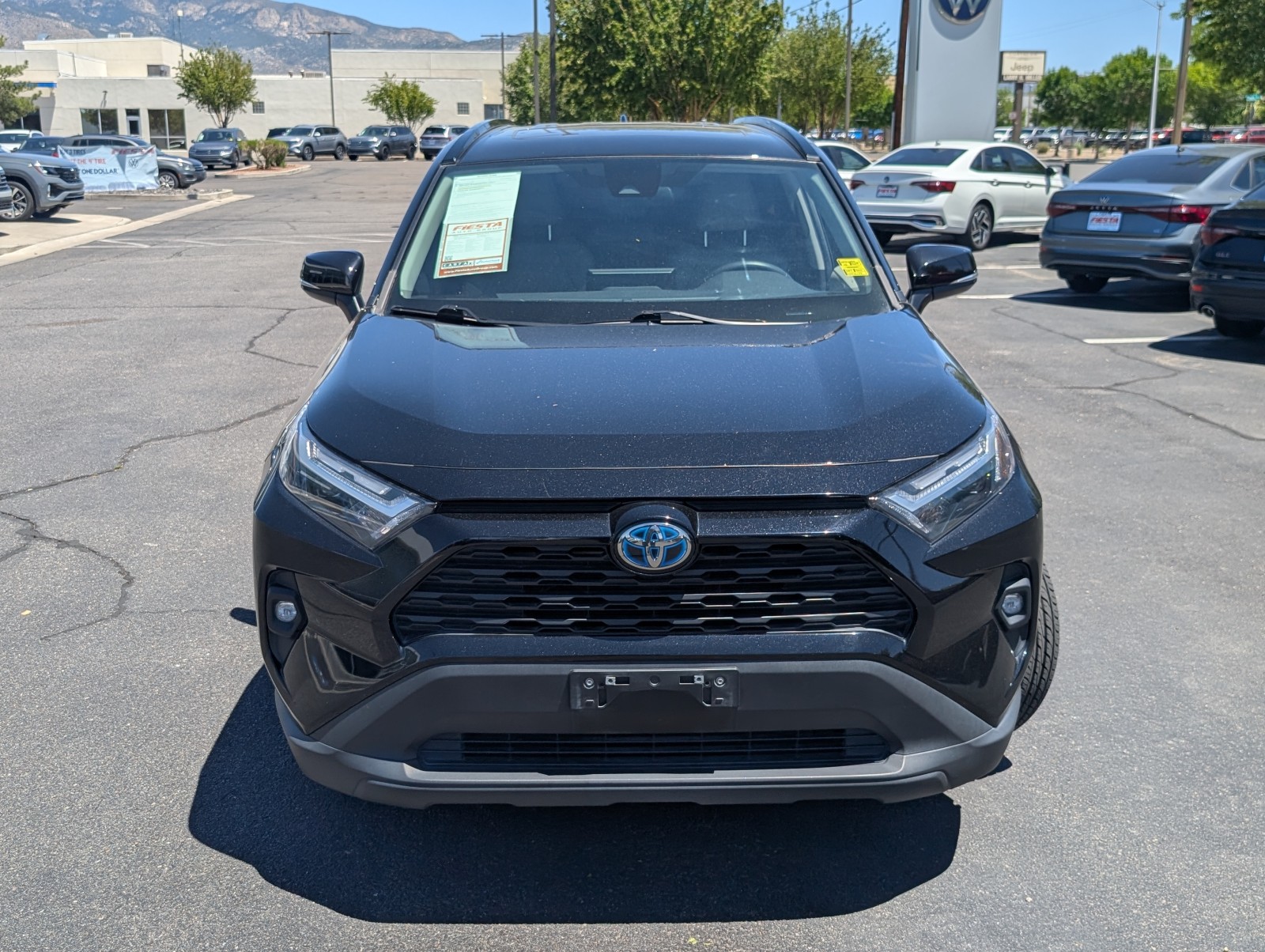 Used 2022 Midnight Black Metallic Toyota Hybrid XLE Premium image 3